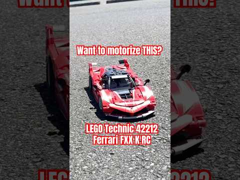 Instructions] Motorize LEGO Technic 42212 Ferrari FXXK