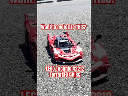 [Instructions] Motorize LEGO Technic 42212 Ferrari FXXK with 1 PF L and 1 Servo motor