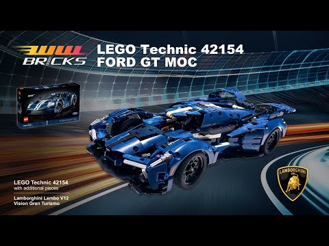 [Instructions] Lamborghini V12 GT - LEGO Technic 42154 Ford GT MOC