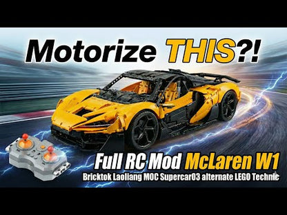 [Instructions] Motorize Bricktok Laoliang Supercar03  McLaren W1