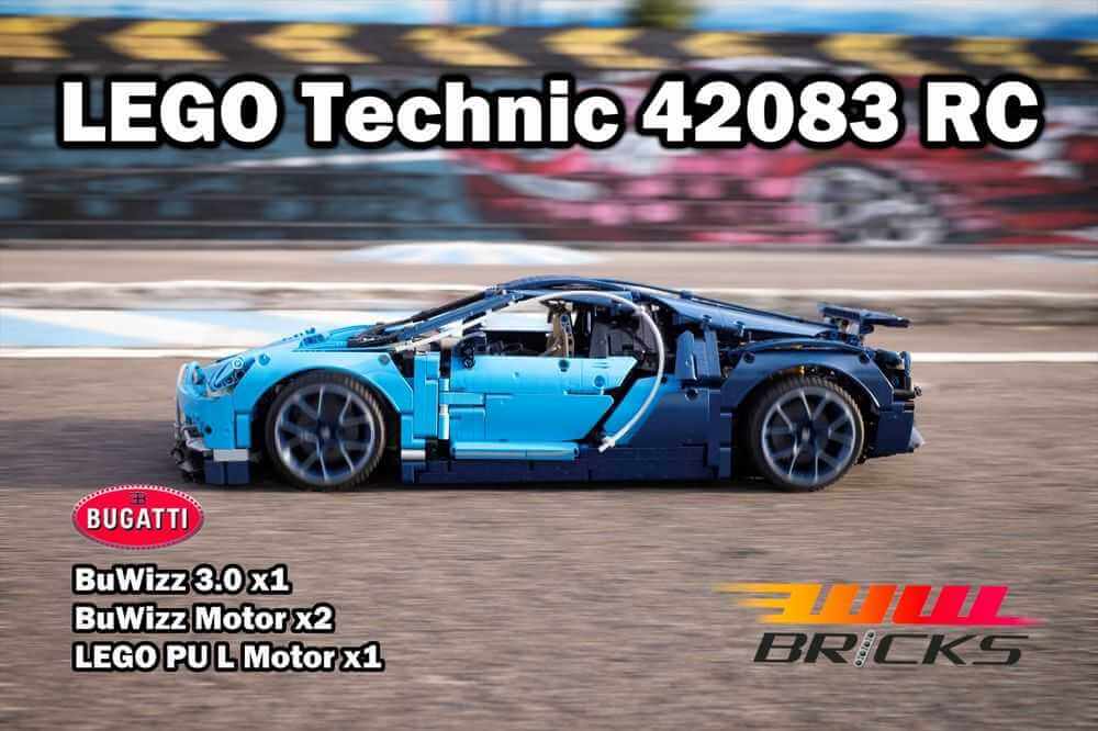 Motorize LEGO Technic 42083 Bugatti Chiron with BuWizz 3.0 and BuWizz motor - WW Bricks Studio Official Store