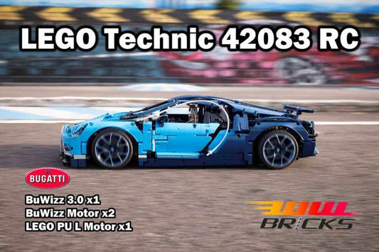 Motorize LEGO Technic 42083 Bugatti Chiron with BuWizz 3.0 and BuWizz motor - WW Bricks Studio Official Store