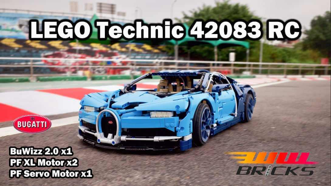 Motorize LEGO Technic 42083 Bugatti Chiron with BuWizz 2.0 - WW Bricks Studio Official Store