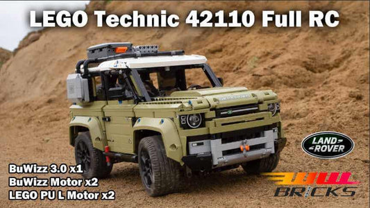 Motorize LEGO Technic 42110 Landrover with Buwizz 3.0 and BuWizz motor - WW Bricks Studio Official Store