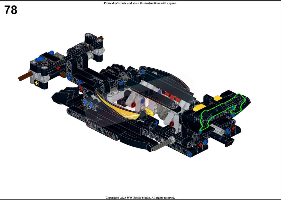 Alternative build instructions for LEGO Technic 42151 | WW Bricks 