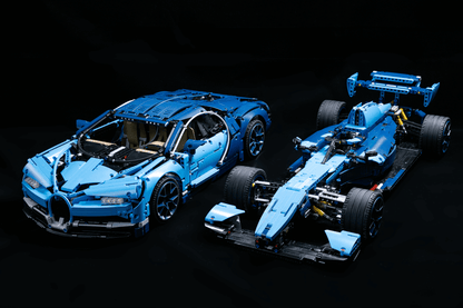 Alternative build instructions for LEGO Technic 42083: Transform your Bugatti Chiron into a  F1 - WW Bricks Studio Official Store