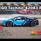 [Instructions] Motorize LEGO Technic 42083 Bugatti Chiron with BuWizz 3.0 and BuWizz motor