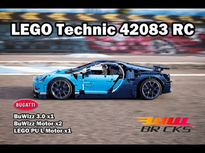 [Instructions] Motorize LEGO Technic 42083 Bugatti Chiron with BuWizz 3.0 and BuWizz motor